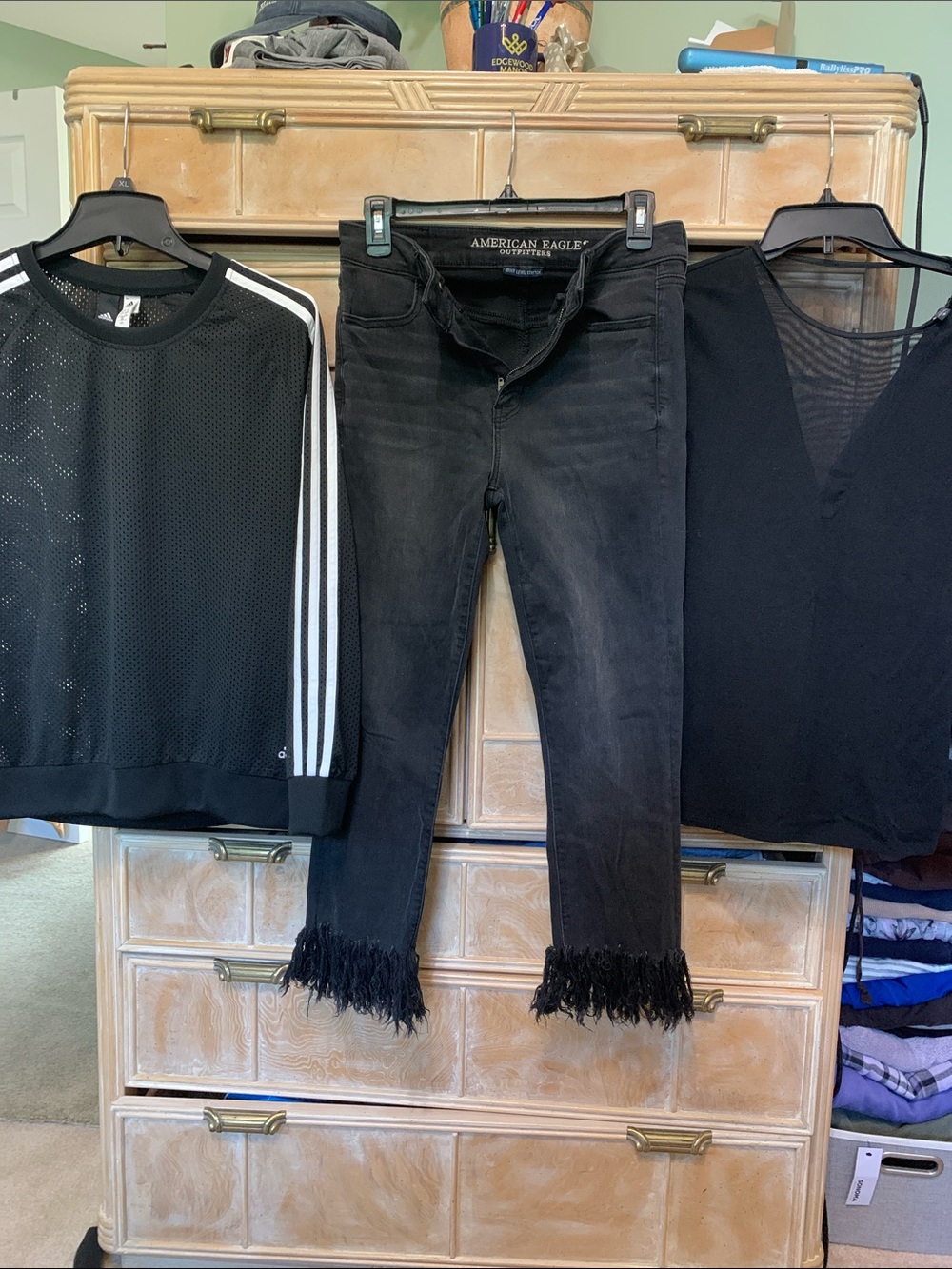 adidas Black Breathable Mesh Pullover